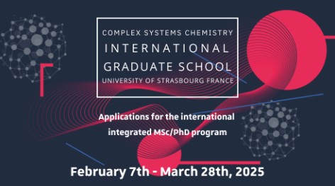 CONVOCATORIA PARA EL PROGRAMA INTEGRADO INTERNACIONAL DE MÁSTER/DOCTORADO EN QUÍMICA DE SISTEMAS COMPLEJOS (CSC)