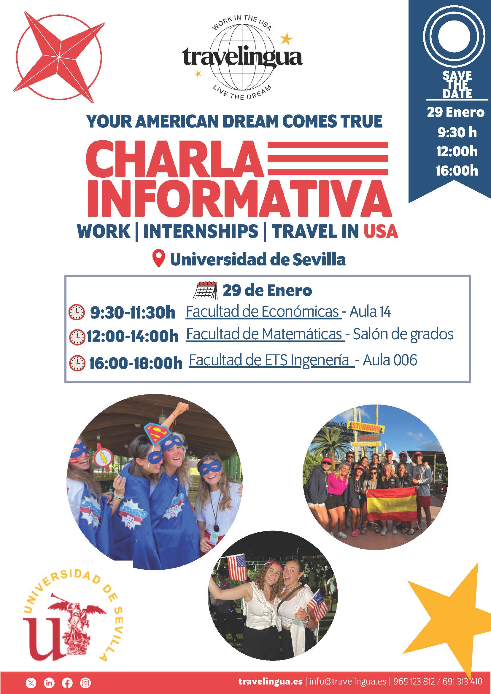 Becas Travelingua para programas de trabajo Estados Unidos