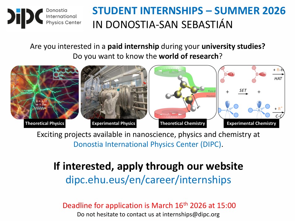 Practicas verano DIPC Donostia-San Sebastian