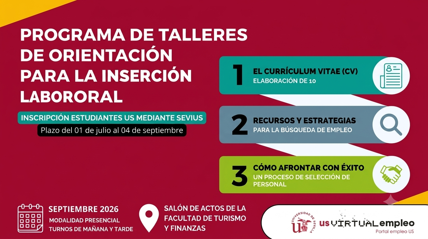 NUEVOS TALLERES DE ORIENTACIÓN LABORAL DE LA US