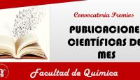 CONVOCATORIA DE LOS PREMIOS A LAS PUBLICACIONES CIENTÍFICAS DEL MES