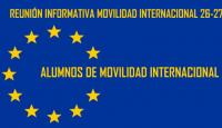 REUNIÓN INFORMATIVA MOVILIDAD INTERNACIONAL 26-27