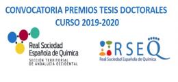 Convocatoria Premios Tesis Doctorales Curso 2019-2020