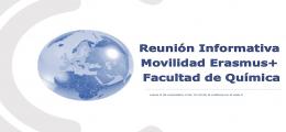 Reunión Informativa de Movilidad Erasmus+ de la Facultad de Química