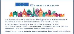 CONVOCATORIA PROGRAMA ERASMUS +